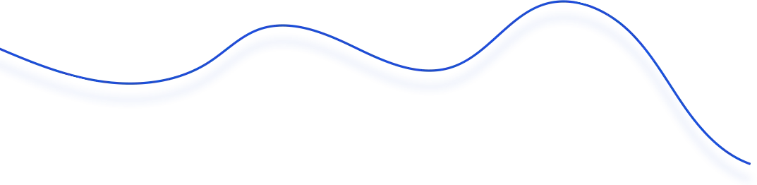 Ligne sinueuse bleue sur fond noir